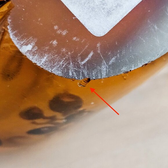 Murano Style Hand Blown Glass Elephant Amber Brown Spotted 10” Tall - Picture 9 of 16